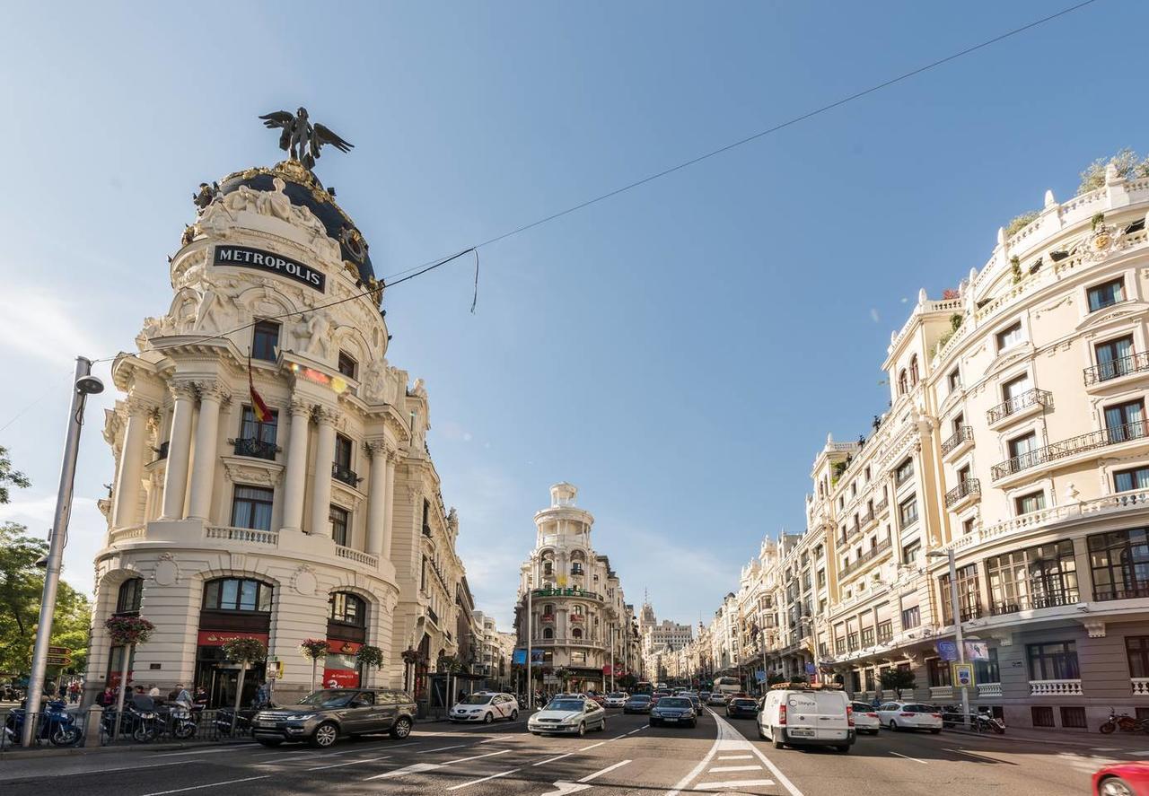 M&F Gran Via 3 Hab Lägenhet Madrid Exteriör bild